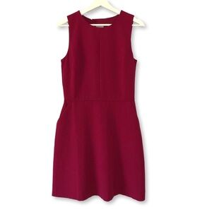 Gap Sleeveless Crew Neck Shift Dress Very Berry Size 4